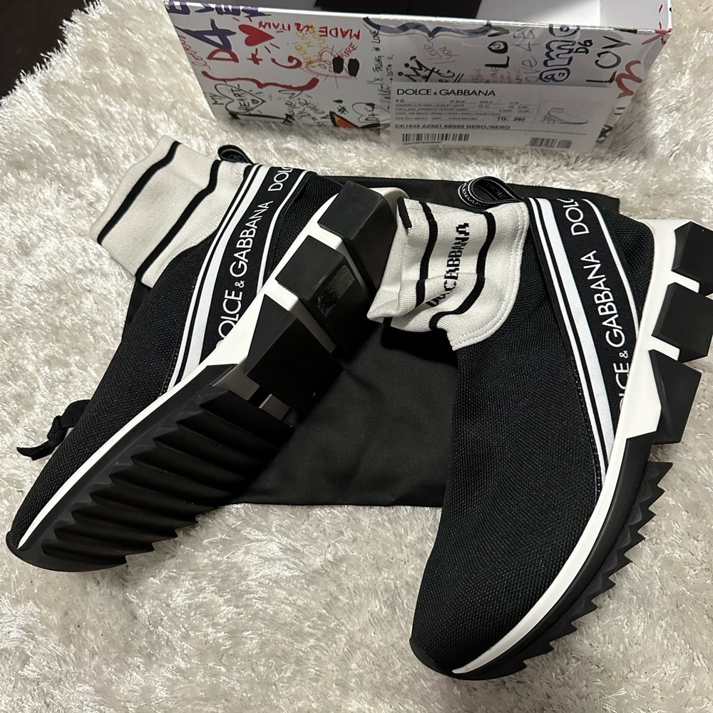 Dolce and Gabbana Sorrento Sock Sneaker 38